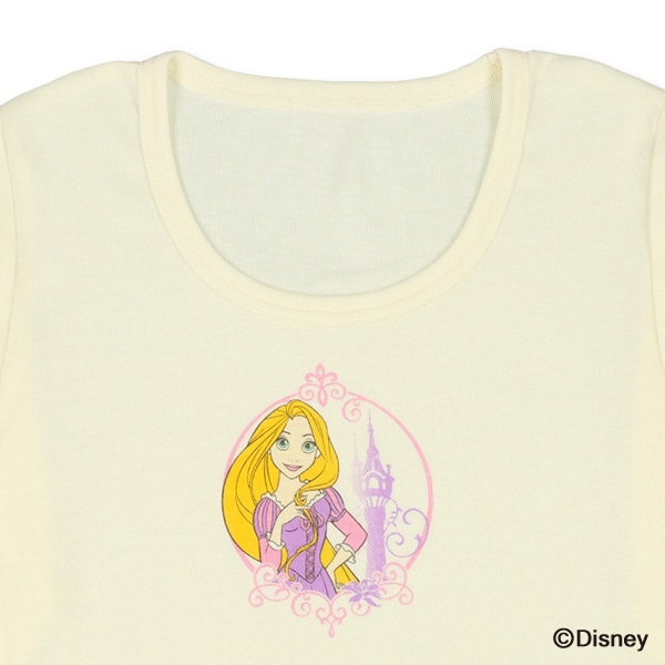 2枚組長袖シャツ肌着（塔の上のラプンツェル・リトル・マーメイド）