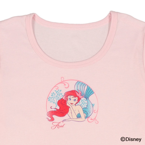 2枚組長袖シャツ肌着（塔の上のラプンツェル・リトル・マーメイド）