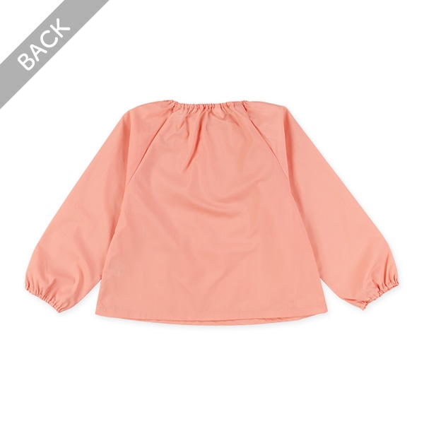 長袖スモック（ピンク無地）