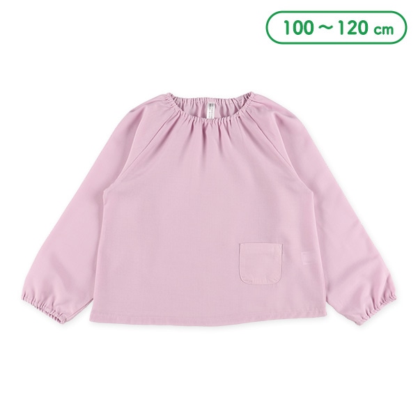 長袖スモック（ピンクパープル）