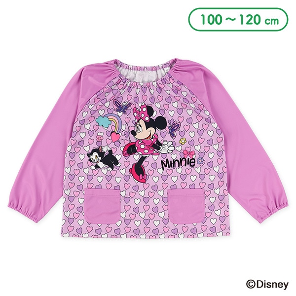 長袖スモック（ミニーマウス）