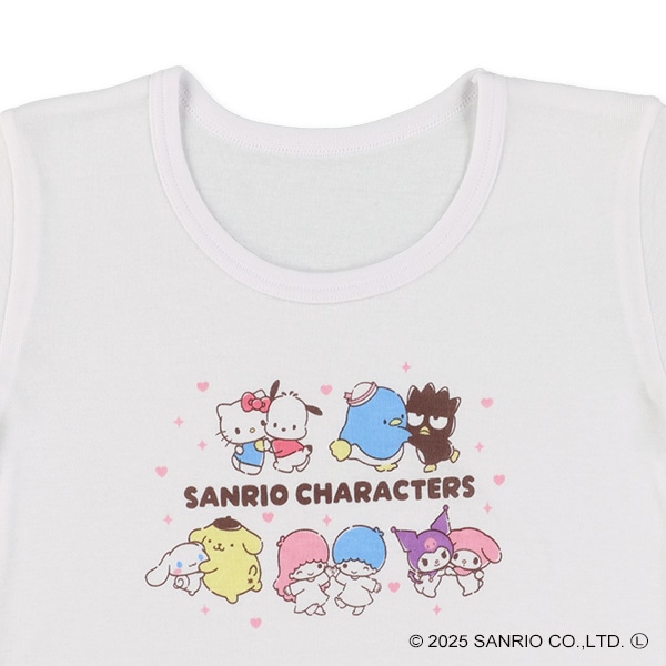 DRYWRAP）3枚組半袖シャツ肌着（サンリオキャラクターズ）