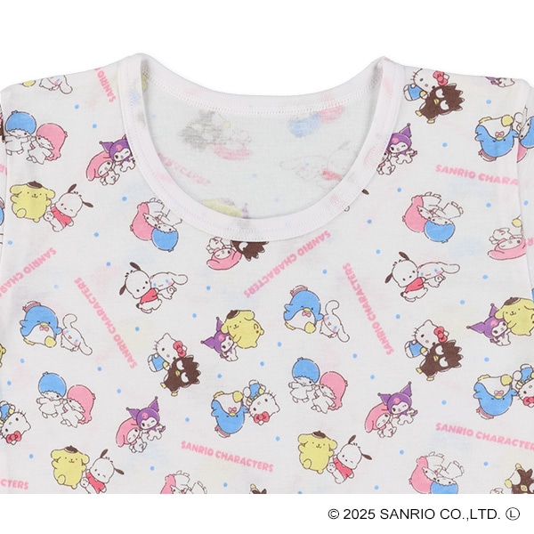 DRYWRAP）3枚組半袖シャツ肌着（サンリオキャラクターズ）