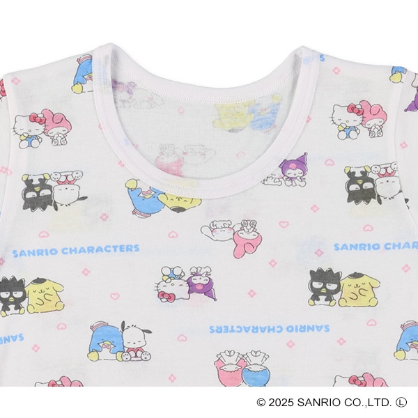 DRYWRAP）3枚組半袖シャツ肌着（サンリオキャラクターズ）