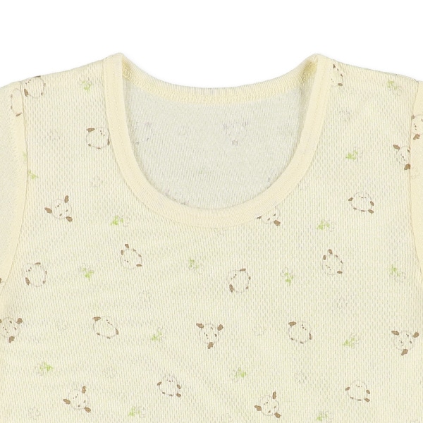 DRYWRAP）3枚組メッシュ半袖シャツ肌着（ペンギン・パンダ・シマエナガ）