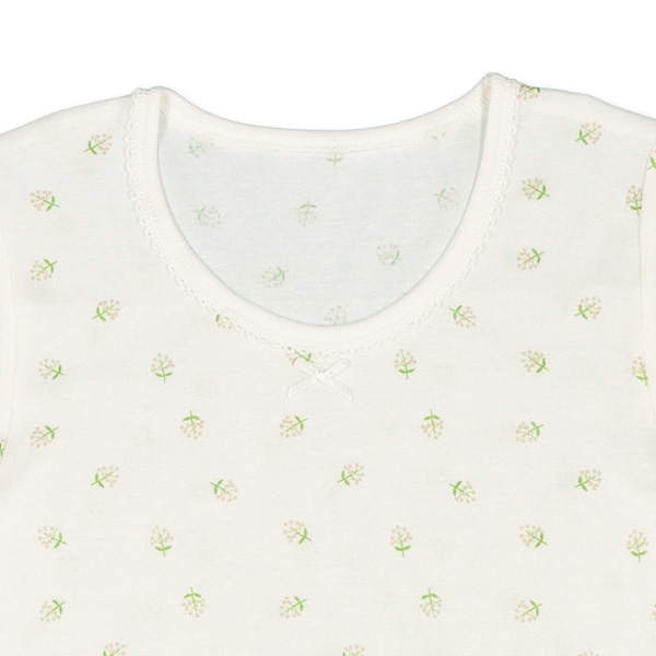 DRYWRAP）3枚組半袖シャツ肌着（小花3種）