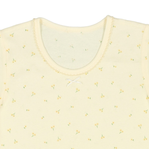 DRYWRAP）3枚組半袖シャツ肌着（小花3種）