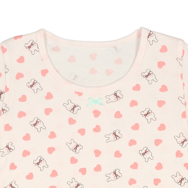 3枚組半袖シャツ肌着（いちご・無地・うさぎ）