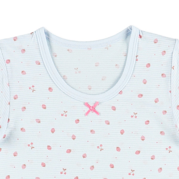 3枚組半袖シャツ肌着（スイーツ・いちご・ハート）