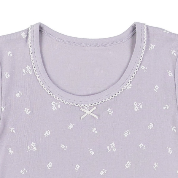 3枚組半袖シャツ肌着（小花）