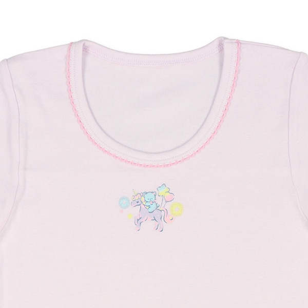 3枚組半袖シャツ肌着（ユニコーン・くま）