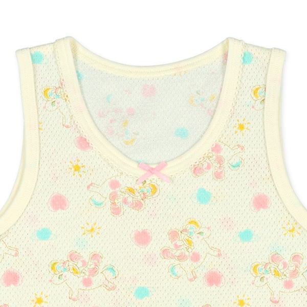 3枚組メッシュタンクトップ肌着（ペガサス・ドット）