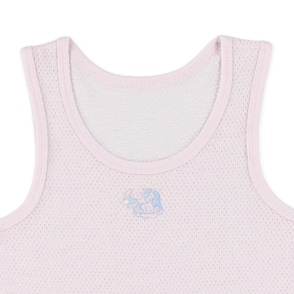 DRYWRAP）3枚組メッシュタンクトップ肌着（ユニコーン・くま）