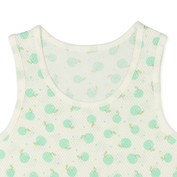 3枚組メッシュタンクトップ肌着（いちご・レモン・りんご）