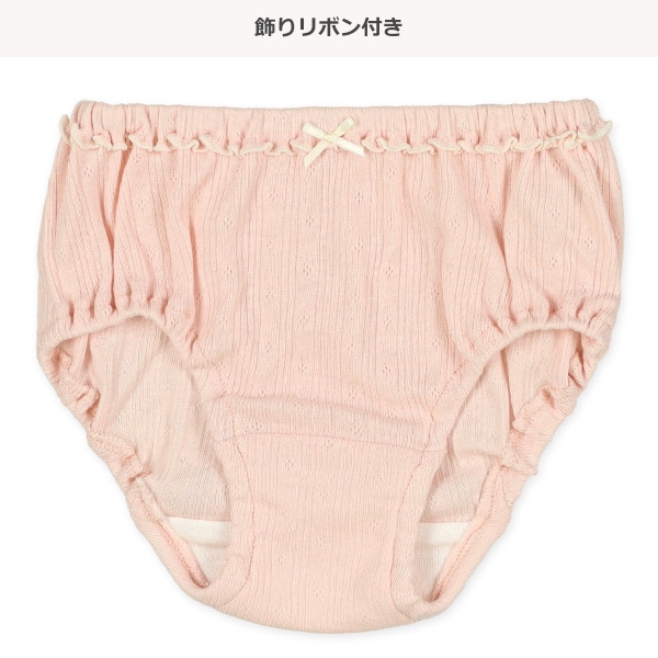 4枚組ショーツ（いちご・ドット・針抜き）