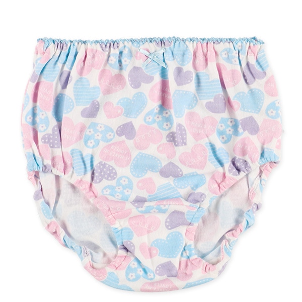 5枚組ショーツ（いちご・くま・ユニコーン・ハート・ドット）