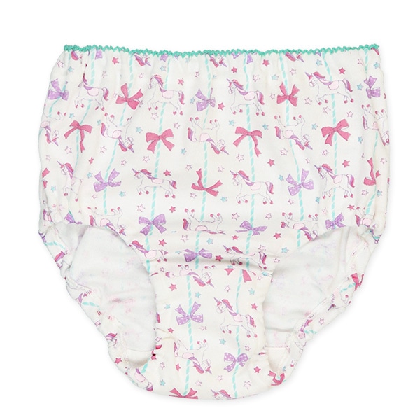 5枚組ショーツ（ドレス・ユニコーン・チェック・星）