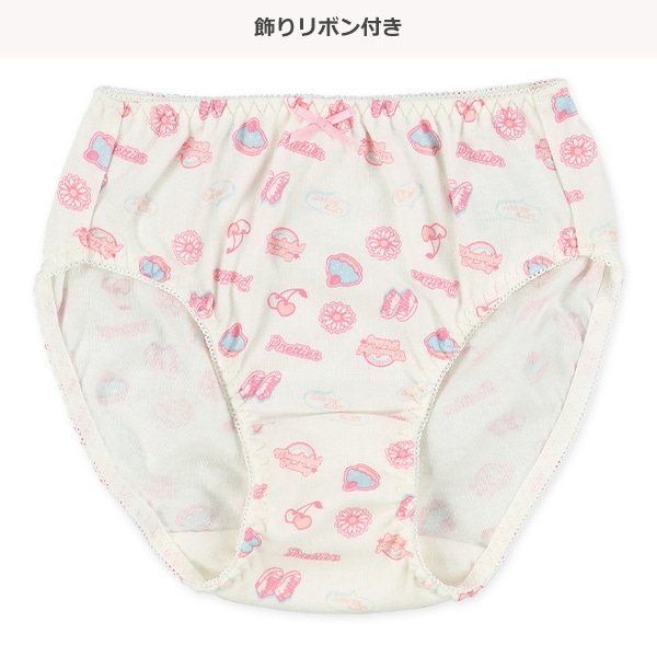 5枚組ショーツ（スイーツ・チェリー・アイテム総柄）