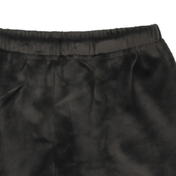 1分丈裏起毛オーバーパンツ（パープルチェックリボン）