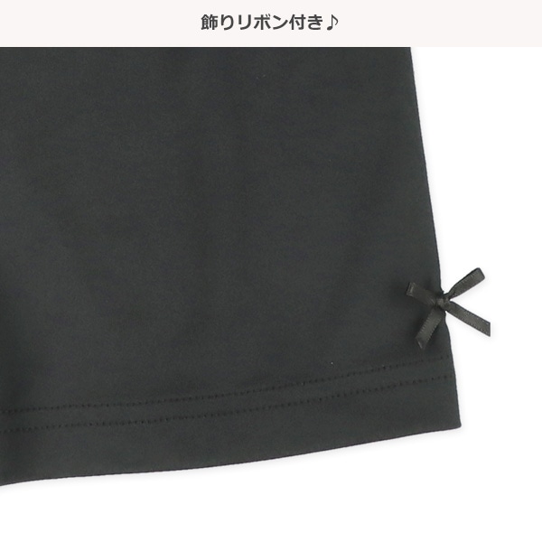 DRYWRAP）2枚組1分丈オーバーパンツ（リボン・ピコレース）