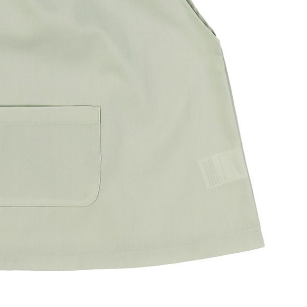 フレンチ袖スモック（ミント無地）