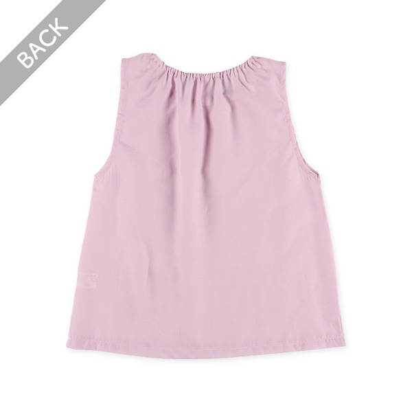 袖なしスモック（ピンクパープル）