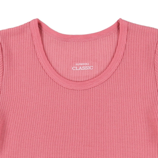 3枚組ワッフル半袖シャツ肌着（いちご・さくらんぼ・無地）