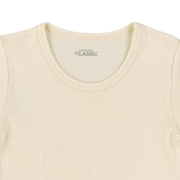 4枚組半袖シャツ肌着（ベージュ系無地）