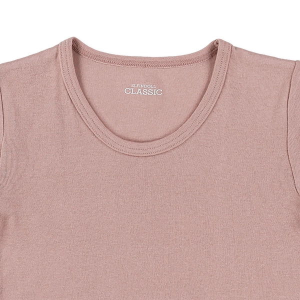 4枚組半袖シャツ肌着（ベージュ系無地）