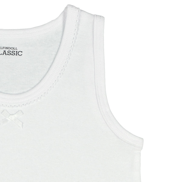 3枚組タンクトップ肌着（リボン）