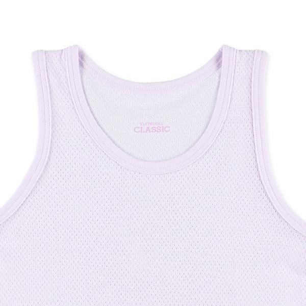 4枚組タンクトップ肌着（パステルカラー・針抜きハート）