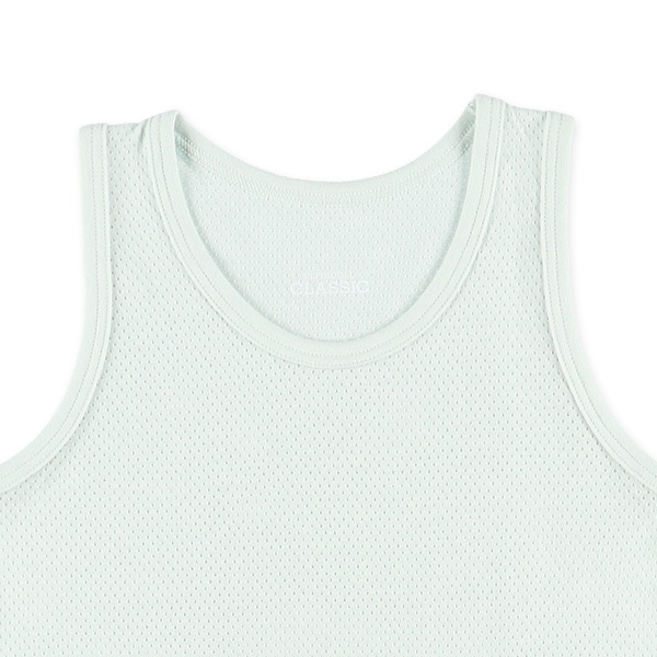 4枚組タンクトップ肌着（パステルカラー・針抜きハート）