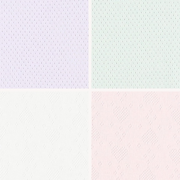 4枚組タンクトップ肌着（パステルカラー・針抜きハート）