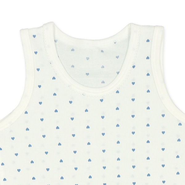 4枚組タンクトップ肌着（ピスネーム・ハート）