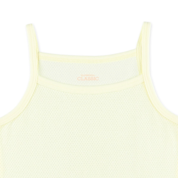 4枚組キャミソール肌着（針抜きハート・シャーベットカラー）