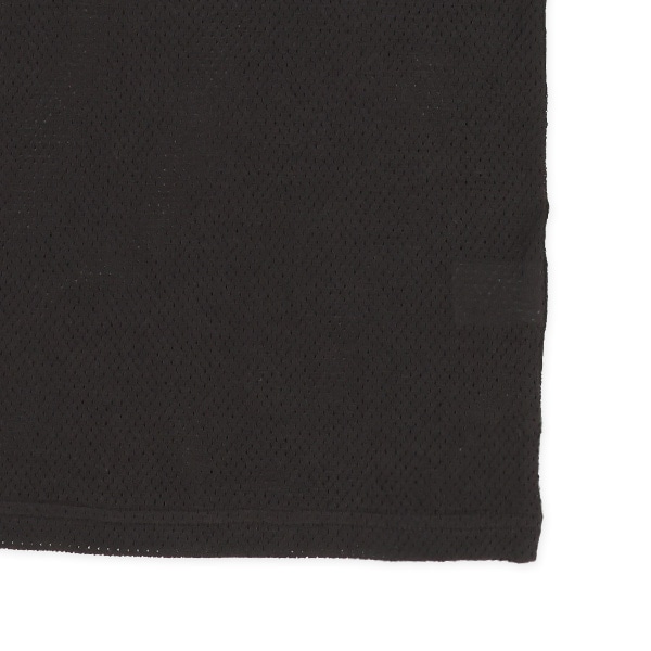 3枚組メッシュキャミソール肌着（ブラック無地）