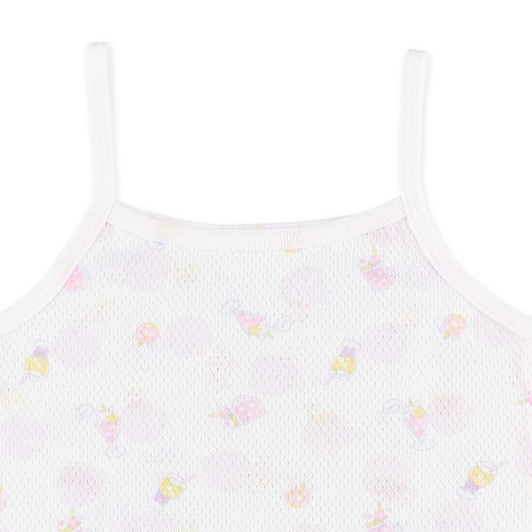 DRYWRAP）3枚組メッシュキャミソール肌着（ゆめかわ・デザート）