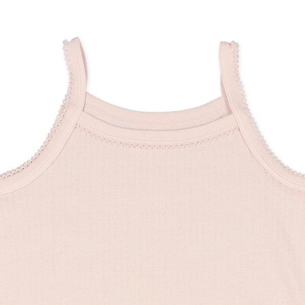 4枚組キャミソール肌着（リボン・ジャガード風）