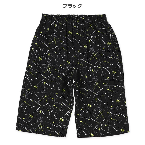 ペイントプリントハーフパンツ