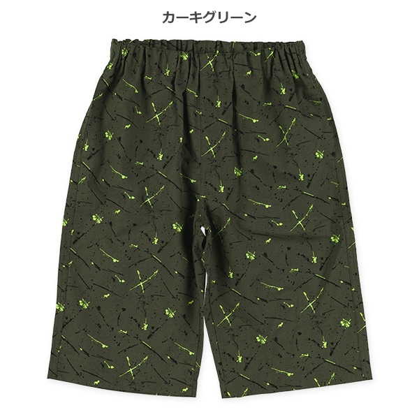 ペイントプリントハーフパンツ
