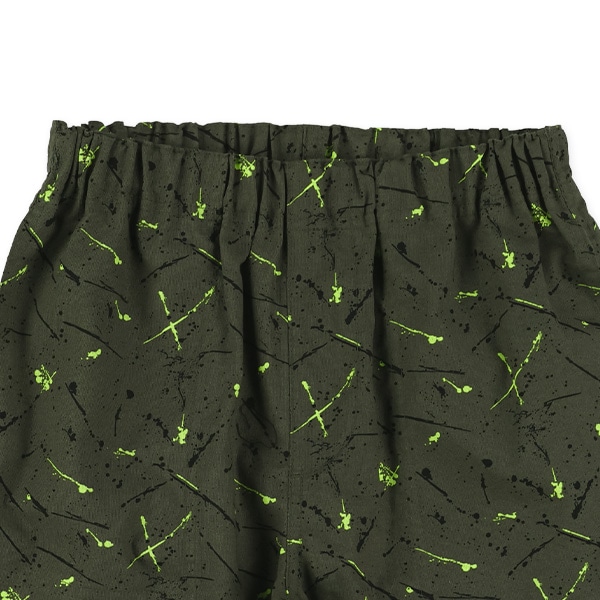 ペイントプリントハーフパンツ
