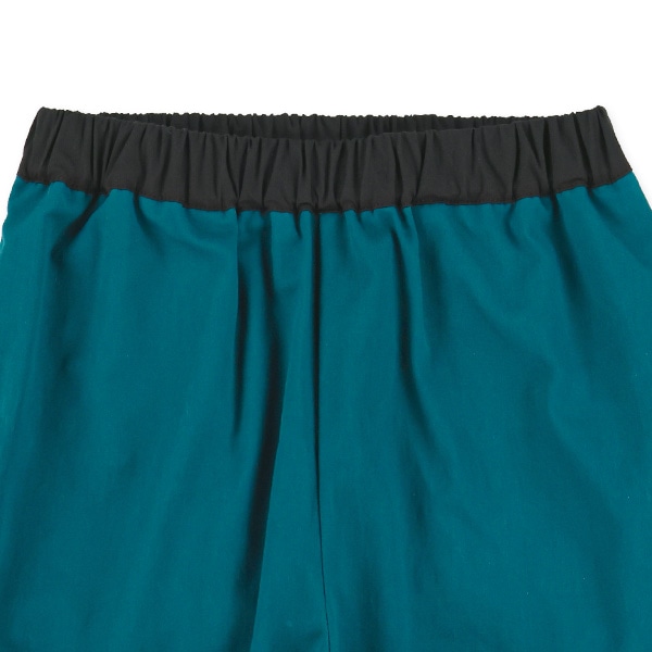 ツイル配色裾切り替えハーフパンツ