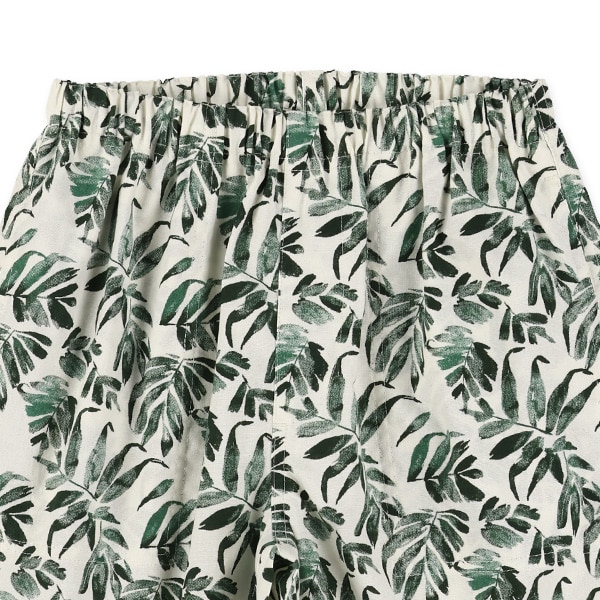 ボタニカル総柄ハーフパンツ