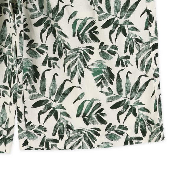 ボタニカル総柄ハーフパンツ