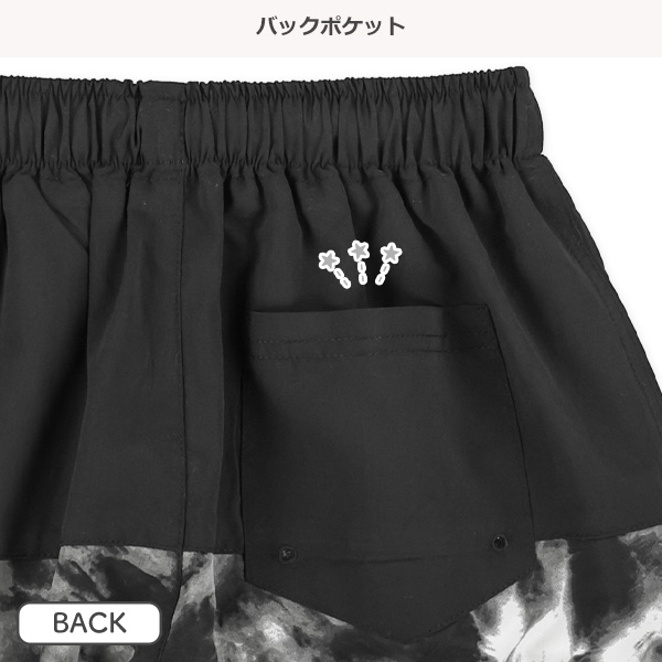 タイダイ柄サーフパンツ