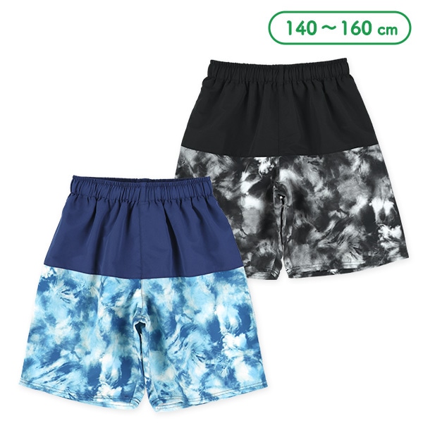 タイダイ風切り替えサーフパンツ