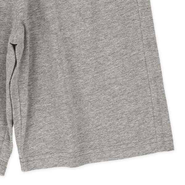 ウエストリブ無地ニットハーフパンツ