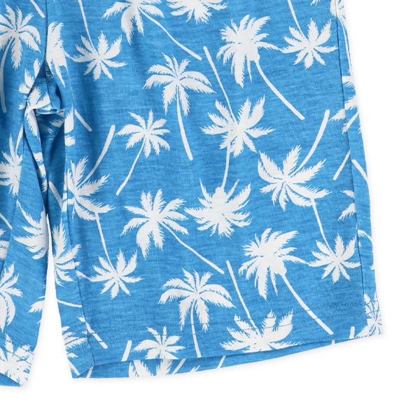 ヤシの木柄ハーフパンツ