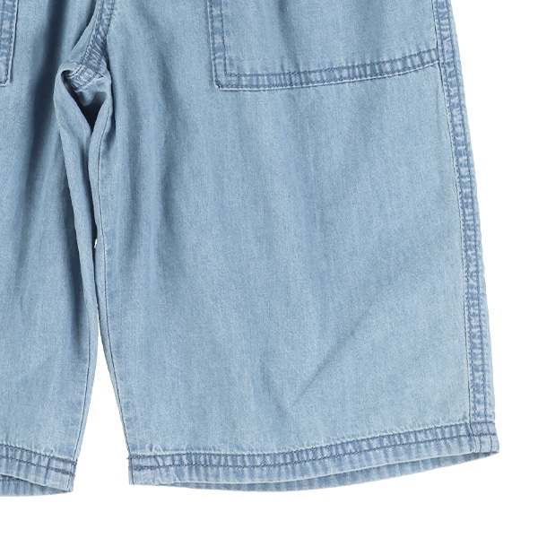 デニムハリポケットハーフパンツ