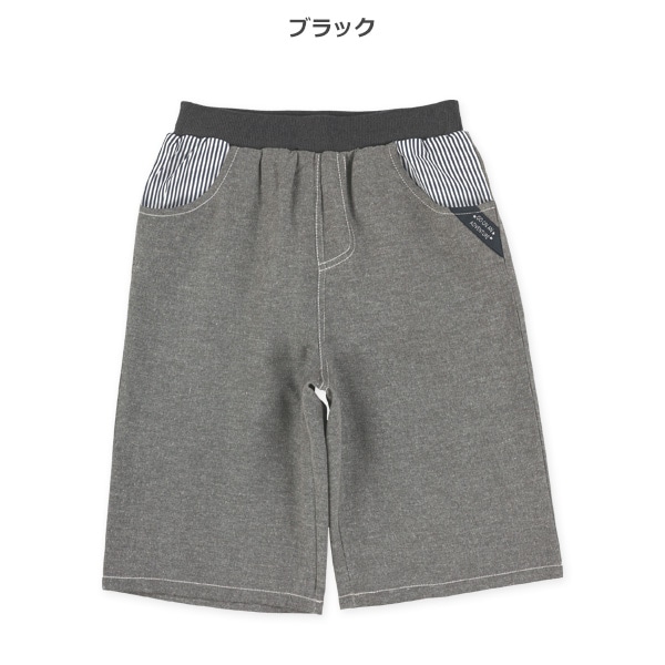 シャンブレーポケット切り替えハーフパンツ